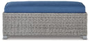 Naples Beach - Bench with Cushion - Light Gray