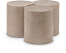 Dimple - 3 Piece Modular Coffee Table - Terazzo Finish
