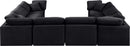 Indulge - Velvet 8 Piece Modular Sectional