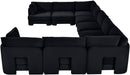 Hammond - Velvet Performance Fabric Upholstered 9 Piece Sectional