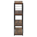 Bob - Bookshelf - Weathered Oak & Black