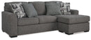 Gardiner - Sofa Chaise - Pewter
