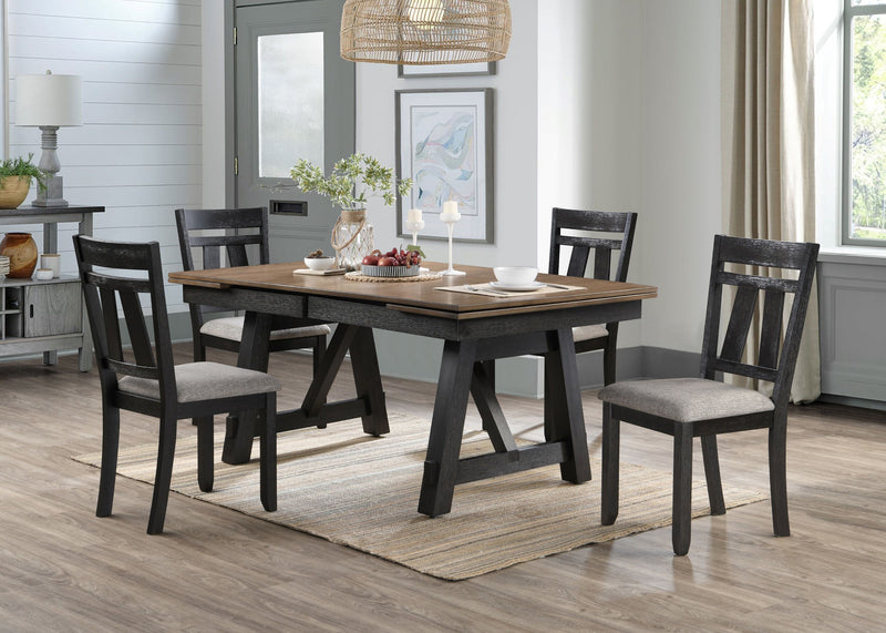 Maribelle - Side Chair (Set of 2) - Gray / Charcoal