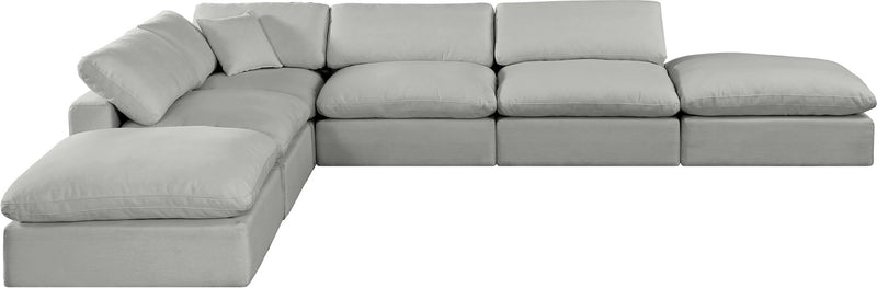 Comfy - 6 Piece Linen Modular Sectional