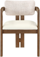 Ravina - Upholstered Dining Chair With Stained Brown Base (Set of 2)