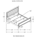 Kauffman - Wood Panel Bed