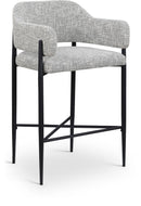 Dame - Fabric Upholstered Counter Stool (Set of 2)