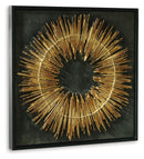 Buddins - Wall Art - Black / Gold Finish