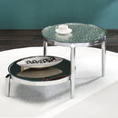 Abbe - Coffee Table - Glass & Chrome