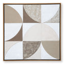 Harelman - Wall Art - Tan / Taupe / White