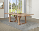 Middleton - 106" Extension Leaf Dining Table - Natural Brown