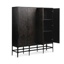 Amilio - Tall Cabinet - Rust Noir