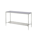 Adelrik - Sofa Table - Glass & Chrome
