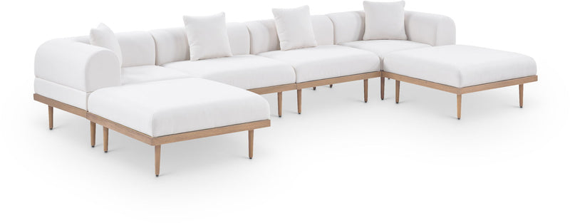 Laguna - 6 Piece 142" Outdoor Patio Modular Sectional