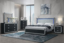 Soleil - 5 Piece Queen Bedroom Set - Charcoal