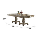 Chateau De Ville - Dining Table - White