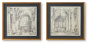 Downyard - Wall Art Set (Set of 2) - Black / Beige
