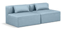 Cube - Modular 2 Seat Armless Sofa
