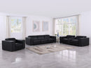 1208 - Modular Leather Set With 6 Power Recliners & Power Headrests