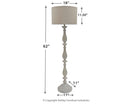 Bernadate - Poly Floor Lamp - Whitewash
