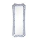 Noralie - 63" Floor Mirror With Faux Diamonds - Mirrored