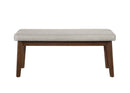 Salerno - Bench - Gray / Brown