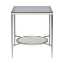 Adelrik - End Table - Glass & Chrome