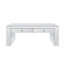 Noralie - 19"H Coffee Table - Mirrored & Faux Diamonds