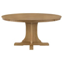 Hartville - 60" Round Dining Table - Natural Light Brown