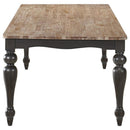 Bridget - Rectangular Dining Table - Brown Brushed