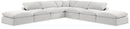 Comfy - 7 Piece Velvet Modular Corner Sectional