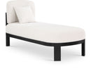 Maybourne - Chaise / Bench With Black Frame