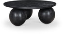 Fitch - Wood Oak Veneer Coffee Table - 3 Legs