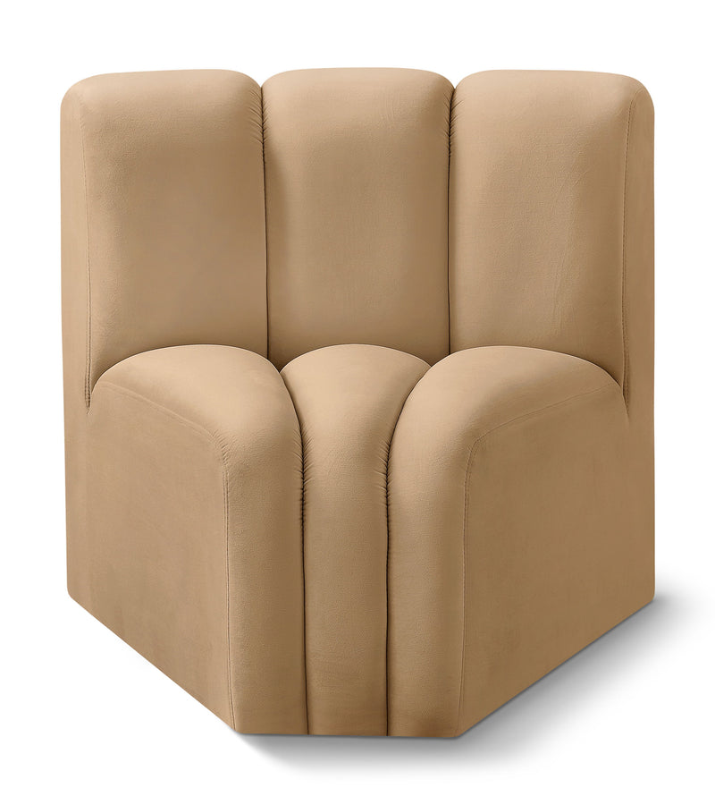 Arc - Velvet Curved Corner Chair