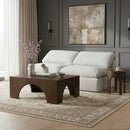 Indulge - Linen 2 Piece Modular Armless Sofa - White