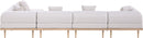 Laguna - 5 Piece 106.5" Upholstered Outdoor Patio Modular Sectional