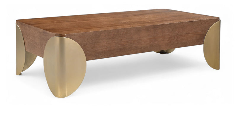 Cazari - Oak Wood And Iron Table