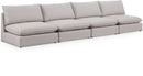 Mackenzie - Modular Sofa Armless - 4 Seats