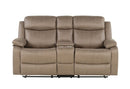 U6026 - Console Reclining Loveseat - Dark Brown