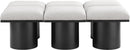 Pavilion - 6 Piece Modular Bench With Black Base