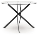 Pharwynn - Round Dining Room Table - Black