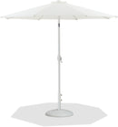 Fiji - Aluminum Patio Umbrella With Round White Base