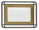 Beelman - Accent Mirror - Black / Brown