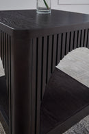 Yellink - Square End Table - Black