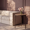 Gild - Aluminum Base And Genuine Marble Top Table
