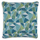Seanow Next-Gen Nuvella - Indoor/Outdoor Pillow (Set of 4) - Green / Turquoise / White