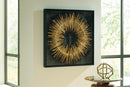 Buddins - Wall Art - Black / Gold Finish