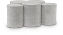 Dimple - 20" 5 Piece Modular Coffee Table - Terazzo Finish