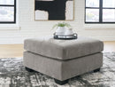 Lanelly - Oversized Accent Ottoman - Alloy
