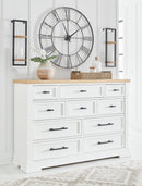 Ashbryn - Dresser - White / Natural